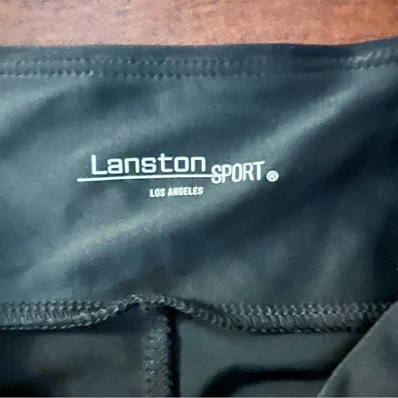 LANSTON SPORT Revolve Color Block Panel Leggings Black Size Small - Picture 8 of 11